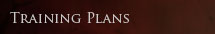 Training Plans